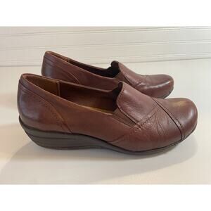 Baretraps Slip On Wedge Clog Shoes Sz 10M /Office / Nurse / Career / Comfort